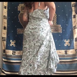 Long beautiful floral dress